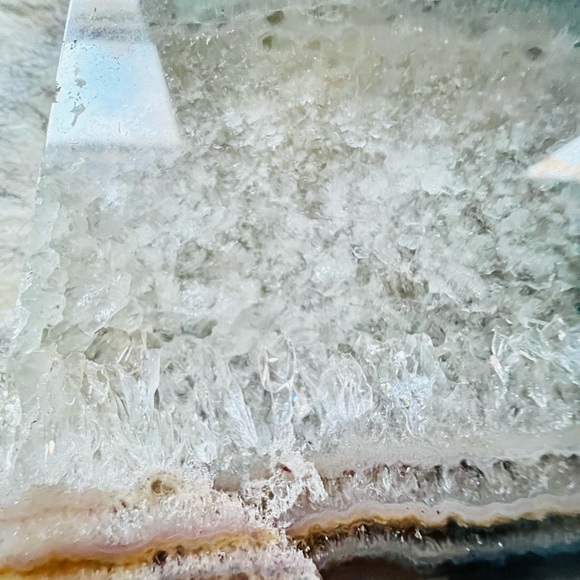 Agate Quartz Crystal Bookend - Picture 6 of 11